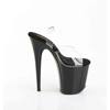 Pleaser - FLAMINGO808PREM Ankle strap sandal, Pole dance shoes - Transparent Product image